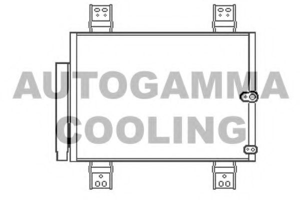Конденсатор, кондиционер AUTOGAMMA 105539