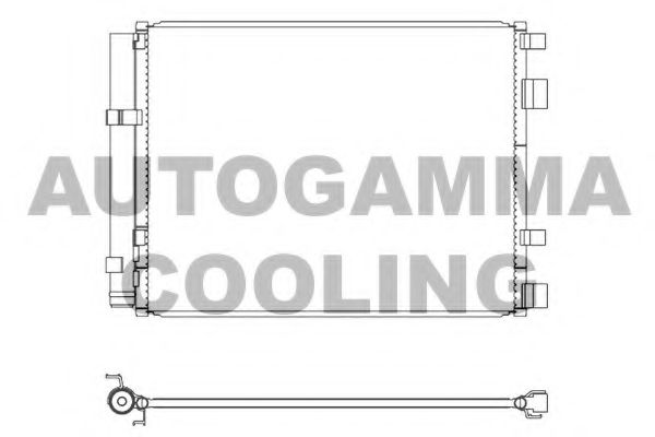 Конденсатор, кондиционер AUTOGAMMA 107344