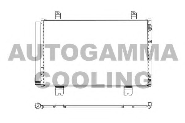 Конденсатор, кондиционер AUTOGAMMA 107535
