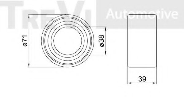 Комплект подшипника ступицы колеса INA 713618660