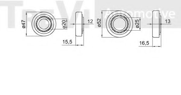 Комплект подшипника ступицы колеса INA 713630210