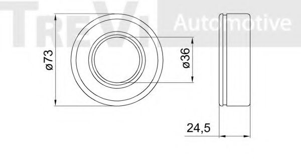 Комплект подшипника ступицы колеса RUVILLE 5309