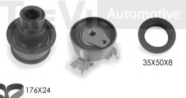 Комплект ремня ГРМ TREVI AUTOMOTIVE KD1071S