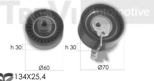 Комплект ремня ГРМ TREVI AUTOMOTIVE KD1364