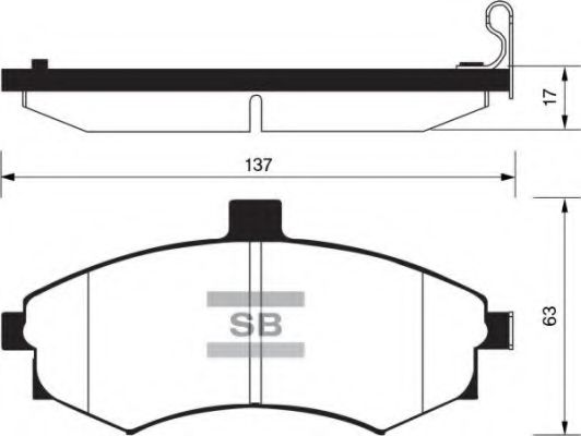 Комплект тормозных колодок, дисковый тормоз FI.BA FBP1152