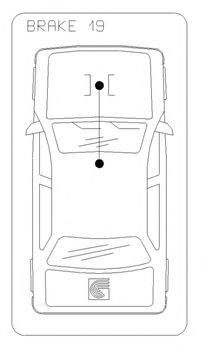 Трос, стояночная тормозная система COFLE 105171