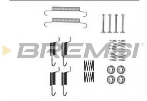 Комплектующие, тормозная колодка BREMSI SK0899