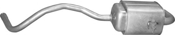 Глушитель выхлопных газов конечный POLMO 2160
