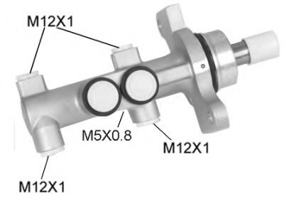 Главный тормозной цилиндр BSF 05353