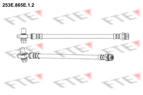 Тормозной шланг FTE 253E.865E.1.2