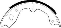 Комплект тормозных колодок, стояночная тормозная система FERODO FSB85