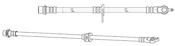 Тормозной шланг FERODO FHY2674