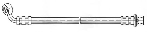 Тормозной шланг FERODO FHY3154