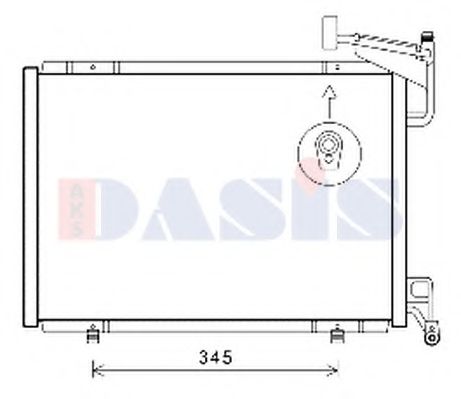 Конденсатор, кондиционер AKS DASIS FD5592