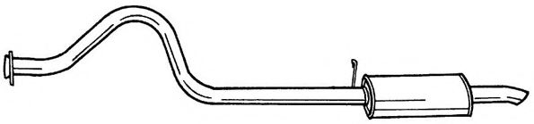 Глушитель выхлопных газов конечный AKS DASIS SG32605