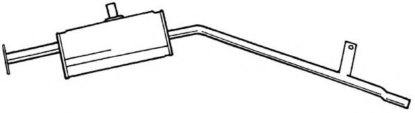 Глушитель выхлопных газов конечный AKS DASIS SG70601