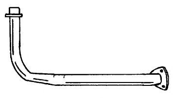 Труба выхлопного газа AKS DASIS SG40143