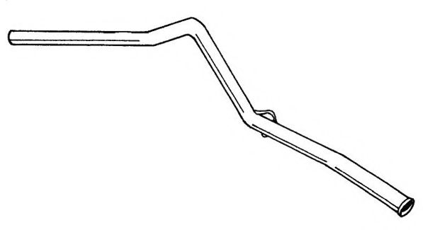 Труба выхлопного газа AKS DASIS SG11701