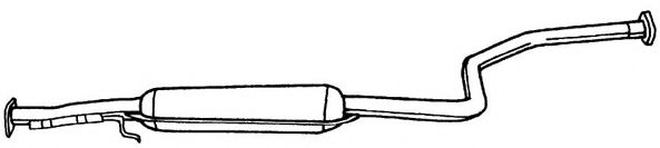 Средний глушитель выхлопных газов AKS DASIS SG65420