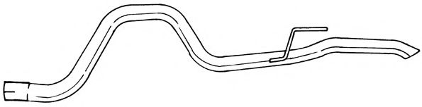 Труба выхлопного газа AKS DASIS SG50712