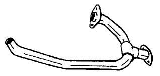 Труба выхлопного газа AKS DASIS SG50158