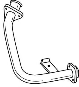 Труба выхлопного газа AKS DASIS SG49122