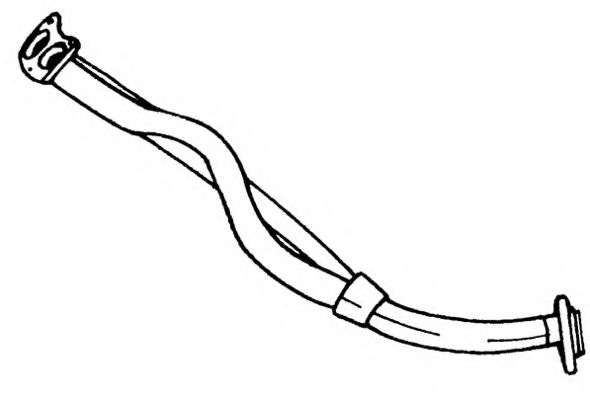 Труба выхлопного газа AKS DASIS SG25122
