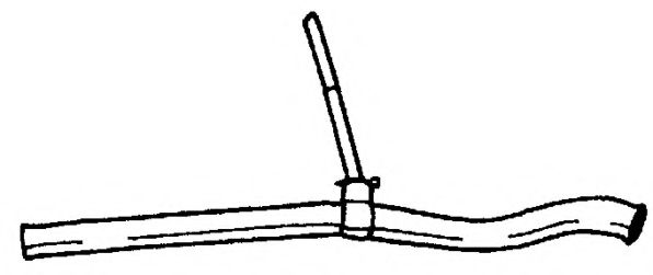 Труба выхлопного газа AKS DASIS SG20109