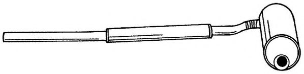 Средний глушитель выхлопных газов AKS DASIS SG16413