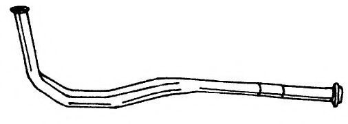 Труба выхлопного газа AKS DASIS SG12166