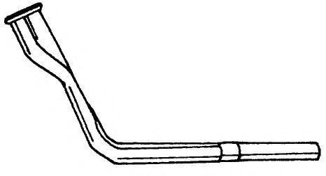 Труба выхлопного газа AKS DASIS SG12123