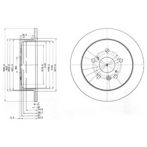 Тормозной диск DELPHI BG3779