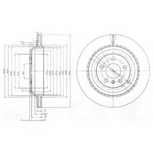 Тормозной диск DELPHI BG4030