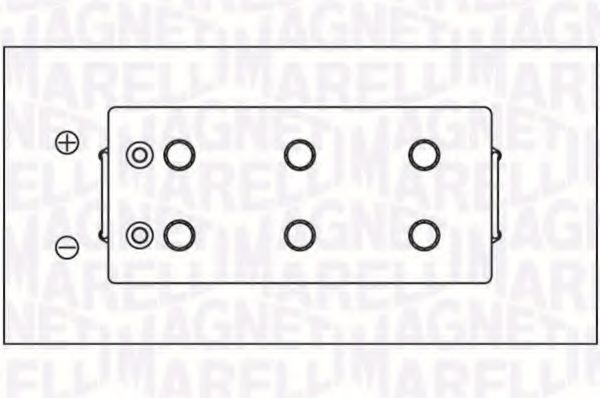 Стартерная аккумуляторная батарея MAGNETI MARELLI 067300560005