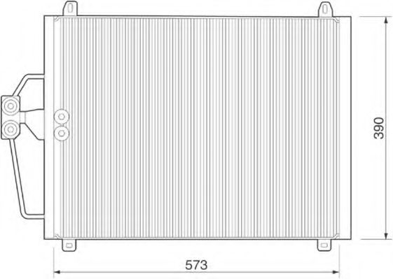 Конденсатор, кондиционер MAGNETI MARELLI 350203222000
