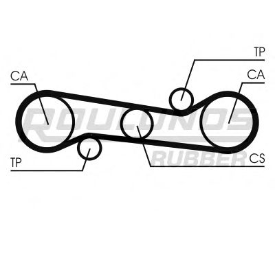 Ремень ГРМ ROULUNDS RUBBER RR1404