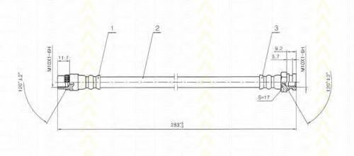 Тормозной шланг TRISCAN 8150 28340