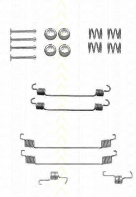 Комплектующие, тормозная колодка TRISCAN 8105 102597