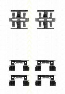Комплектующие, колодки дискового тормоза OEMparts 45022SB0670