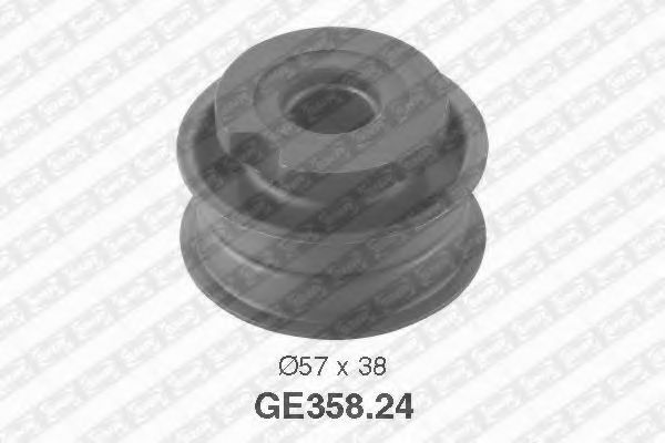 Паразитный / Ведущий ролик, зубчатый ремень SNR GE358.24