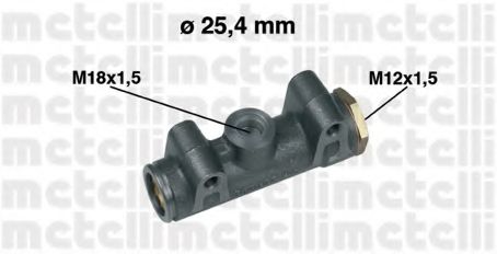 Главный тормозной цилиндр METELLI 05-0003