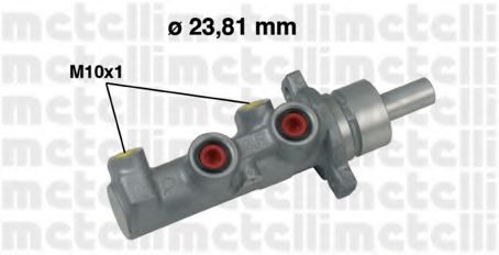 Главный тормозной цилиндр METELLI 05-0529