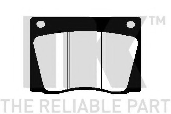 Комплект тормозных колодок, дисковый тормоз NK 229933