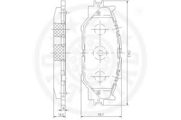 Комплект тормозных колодок, дисковый тормоз METZGER 120100