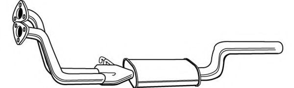 Предглушитель выхлопных газов FONOS 02173