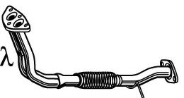 Труба выхлопного газа FONOS 10392