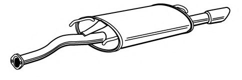 Глушитель выхлопных газов конечный FONOS 615321