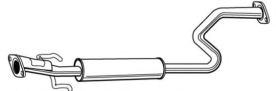 Средний глушитель выхлопных газов FONOS 615333