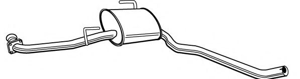 Средний глушитель выхлопных газов FONOS 617575