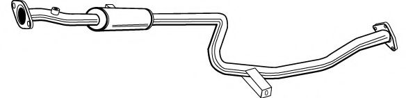 Средний глушитель выхлопных газов FONOS 612745